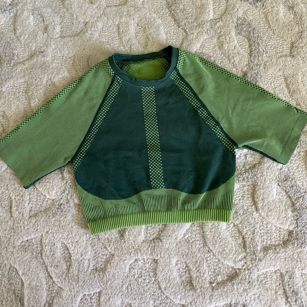 Fabletics Green Exercise Top - image 1